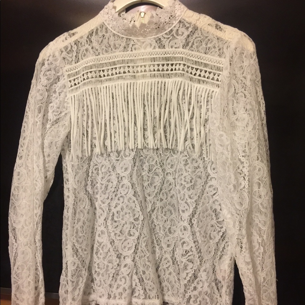 White Nasty Gal Blouse